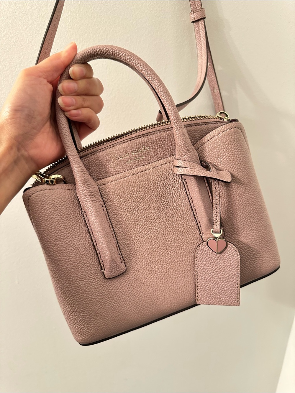 Kate Spade New York Margaux Mini Satchel in dusty pink
